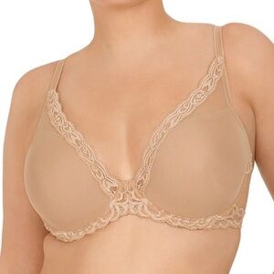 NEW Natori Feathers Plunge T-Shirt Bra 34G